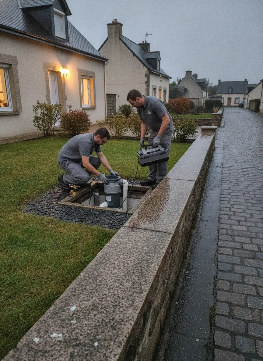 Dépannage pompe de relevage Guémené-Penfao – intervention locale / la ville